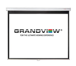 Grandview Manual Pull Down Projector Screen - from 82" to 120"