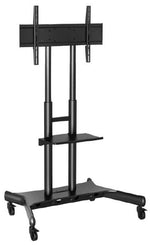 Atdec Mobile Heavy Duty TV Cart for Screen size 50" - 80" and up tp  75kg. VESA to 800 x 400 - Comes with Shelf