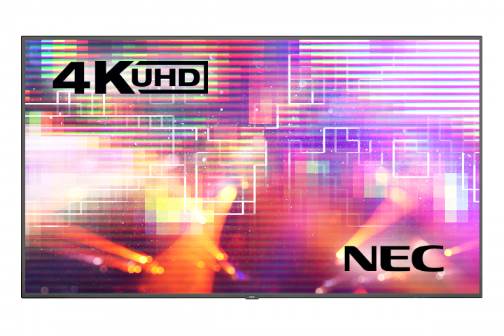 NEC V Series 4K Value Large Format Display from 75", 86" to 98"