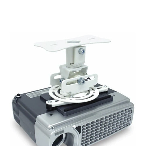 Universal Projector Ceiling Flush Mount - White Colour 12.7cm Drop; up to 15kg