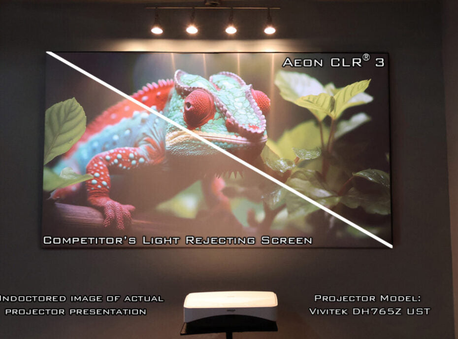 Elite CLR 3 Ceiling Light Rejecting Projector Screen ( for Ultra Short Throw Projector ) - from 100" to 120"