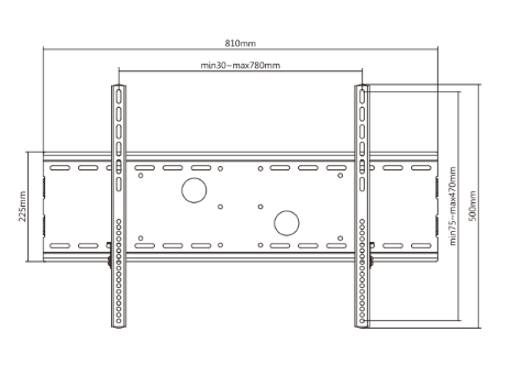 TV Wall Brackets (37" to 65") - Low 32mm Profile Max 75Kg