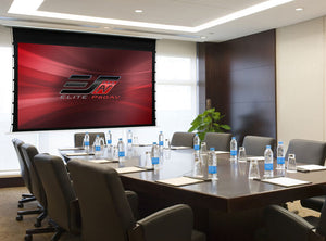 Elite In-Ceiling Tab-Tensioned ALR Motorised Projector Screen ( Enhance brightness by 1.5X ) - from 115" or 133"