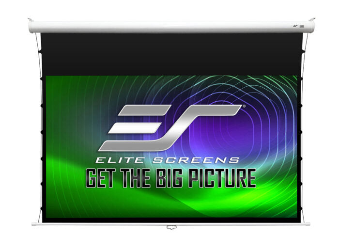 Elite Manual Tab Tension 3 Pull Down Projector Screen - from 100" to 125"