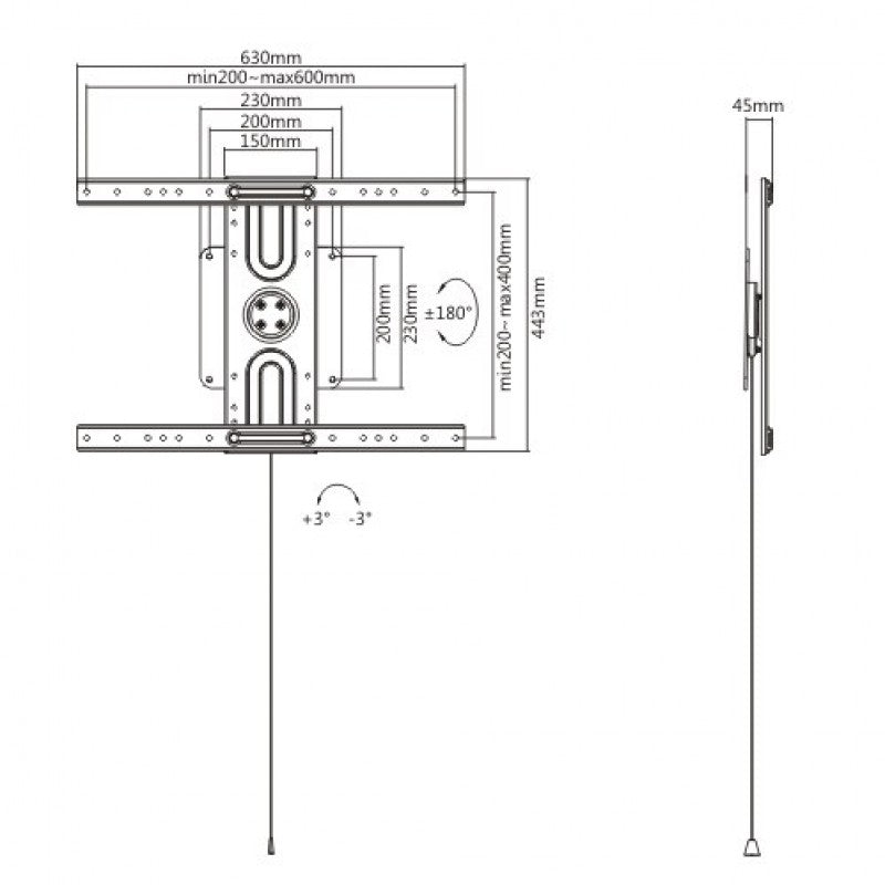 Wall Mount for Digital Signage (40