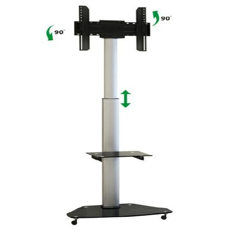 QS Rotatable Mobile Trolley - for 40" to 70" Screen Size, VESA 600 x 400mm, Max 40kgs