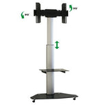 QS Rotatable Mobile Trolley - for 40" to 70" Screen Size, VESA 600 x 400mm, Max 40kgs