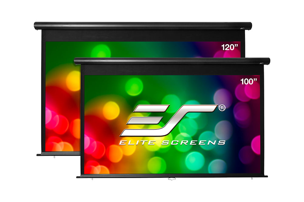 Elite Outdoor Manual Pull Down Projector Screen - from 100" to 120"