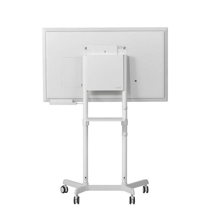 Atdec Mobile TV Cart for Interactive Screen size up to 70" and up to 70 kg.