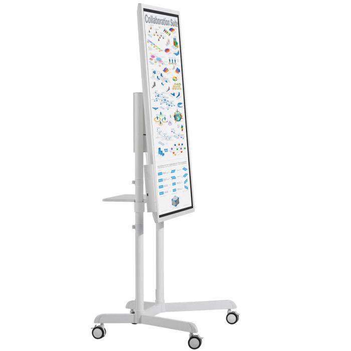 Atdec Mobile TV Cart for Interactive Screen size up to 70" and up to 70 kg.