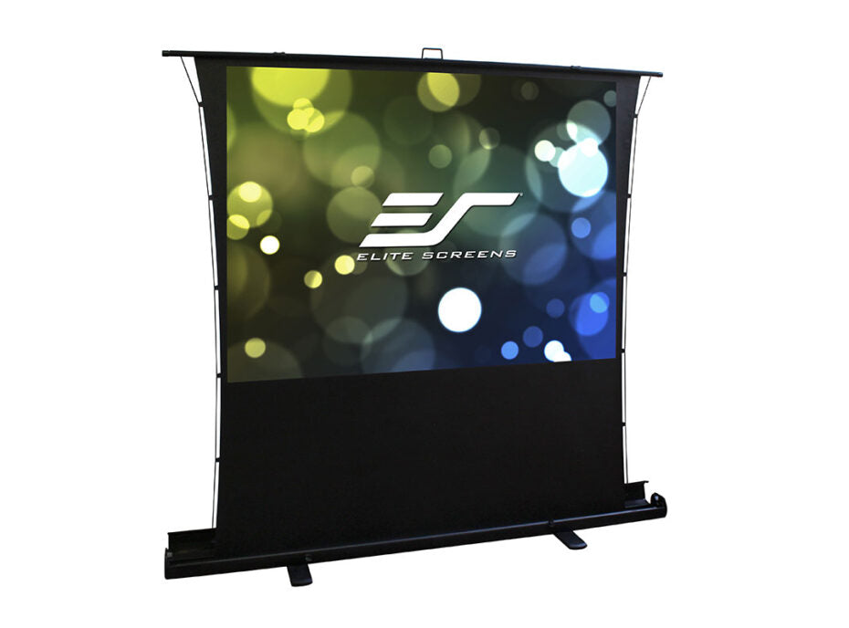 Elite Premium Tab-Tension Pull Up Projector Screen with Scissor-Backed support - from 74' to 110"
