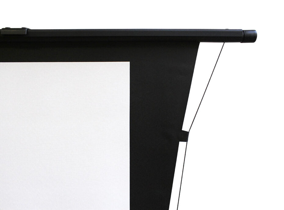 Wire Up Projector Elite Premium Tab-Tension Pull Up Projector Screen with Scissor-Backed ...