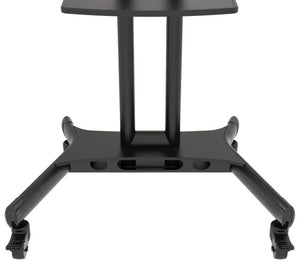 Atdec Mobile TV Cart for Screen size up to 65" and up to 45 kg. Adjustable Height.