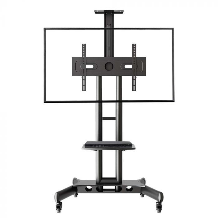 Atdec Mobile TV Cart for Screen size up to 65" and up to 45 kg. Adjustable Height.