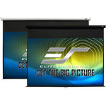 Elite Manual Pull Down Projector Screen - from 71" to 170"